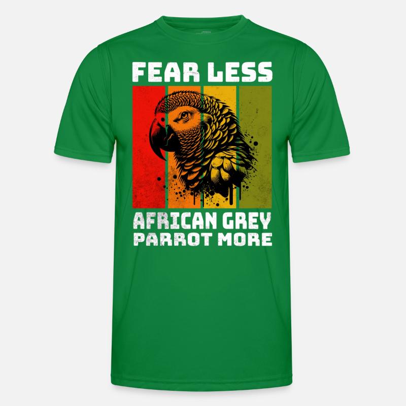 Grey Parrot Graupapagei Men's Functional T-Shirt