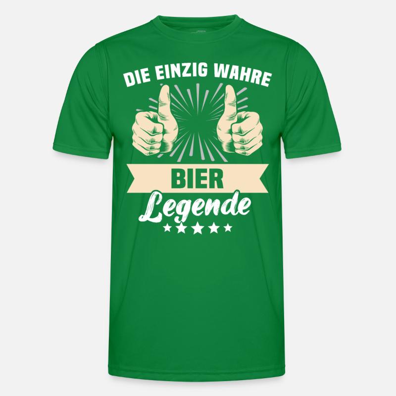Bier Sprüche Männer Funktions-T-Shirt