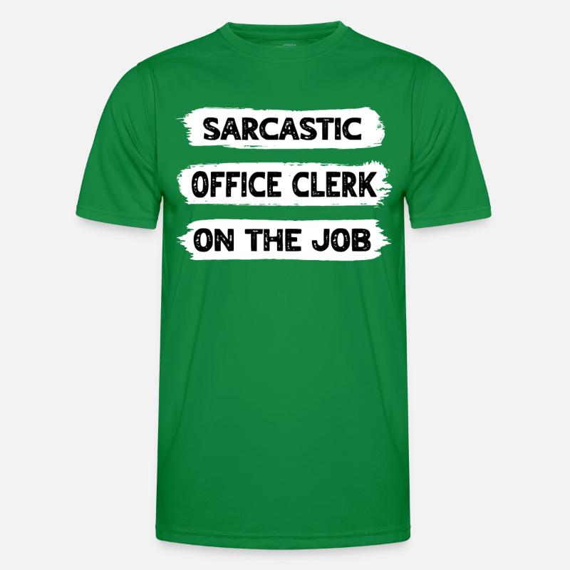 Sarcasm Office Worker Men's Functional T-Shirt