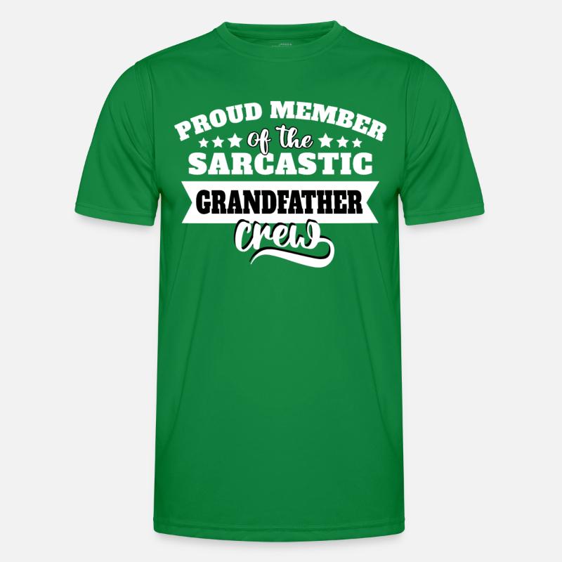 Grossvater Sarkasmus Männer Funktions-T-Shirt