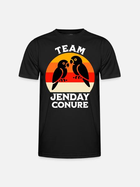 Team Yellow-headed Parakeet - Men's Functional T-Shirt - black
