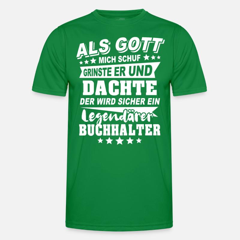 Buchhalter Männer Funktions-T-Shirt