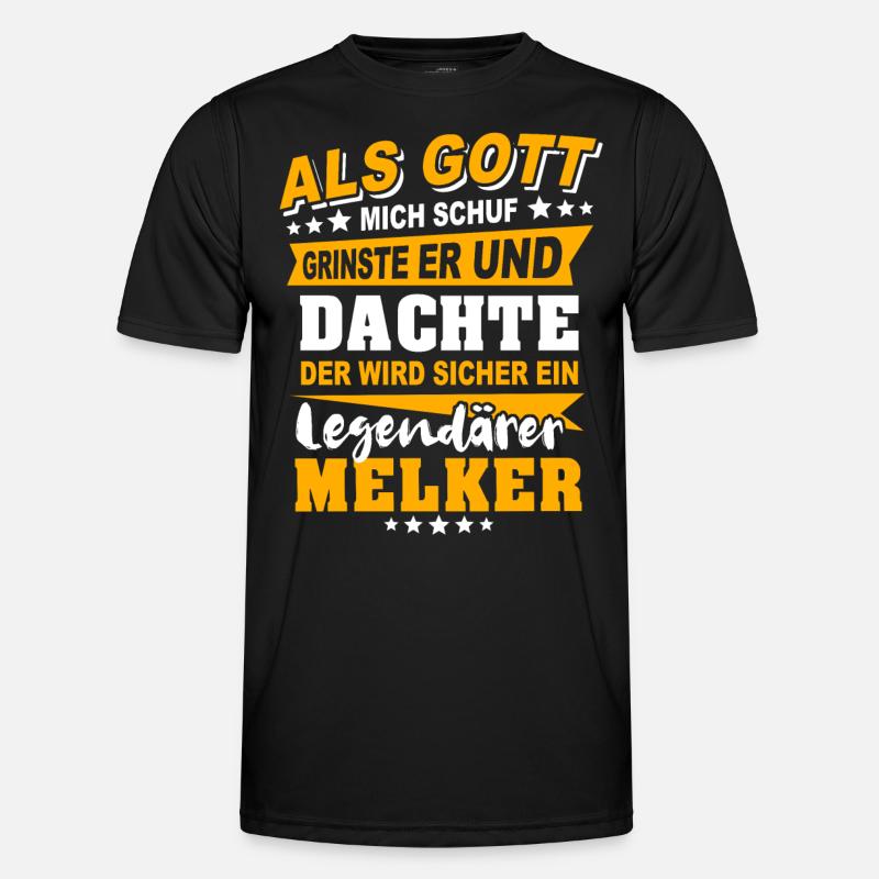 Melker Sprüche Männer Funktions-T-Shirt