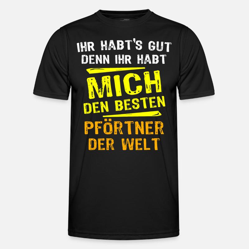 Gatekeeper Gift - Men's Functional T-Shirt - black