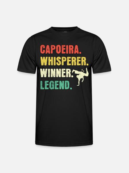Capoeira Whisperer Capoeira Legend - Men's Functional T-Shirt - black