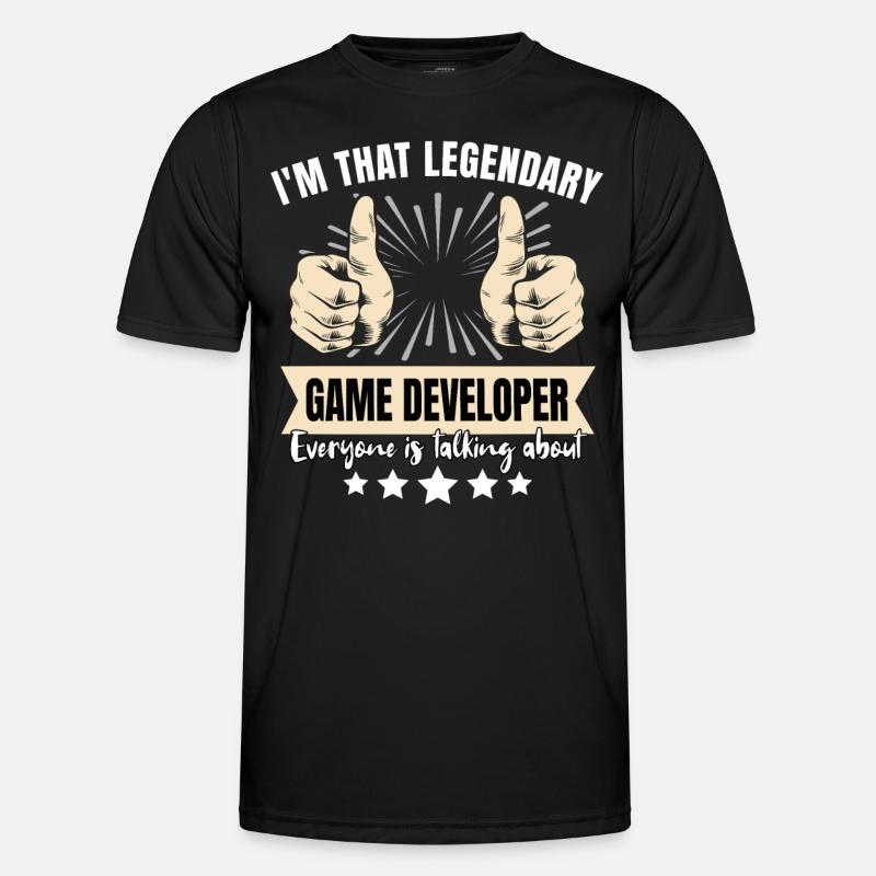 Legendary Game Developer - Men's Functional T-Shirt - black