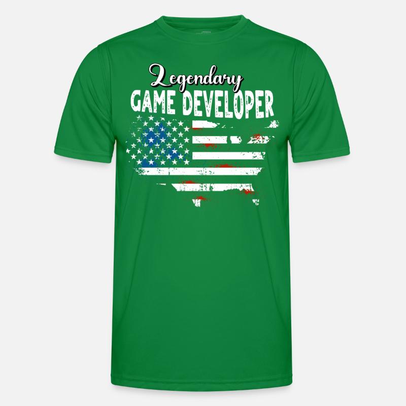 Game Developer US Men's Functional T-Shirt