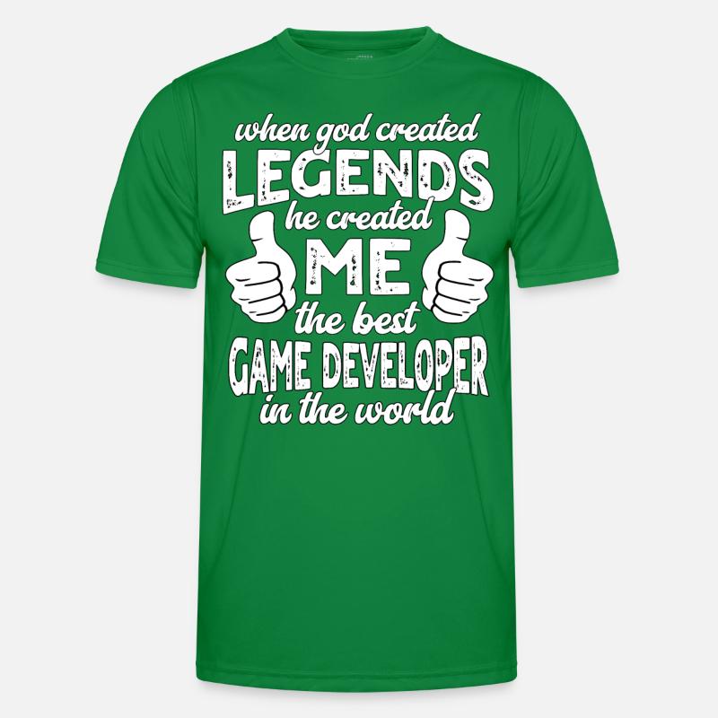 Best Game Developer Legend Men's Functional T-Shirt