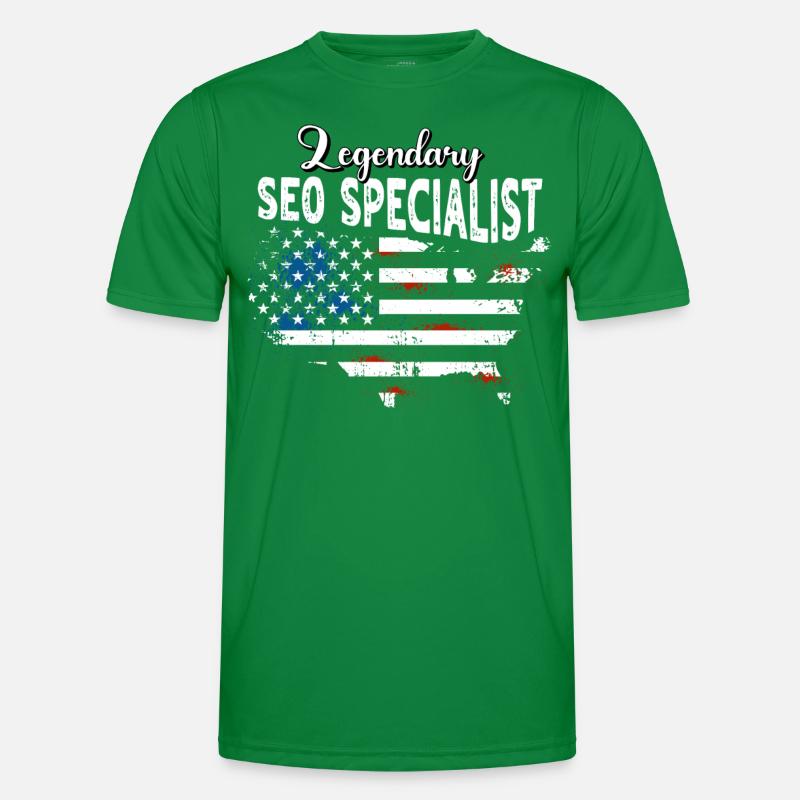 Responsable SEO US T-shirt sport Homme