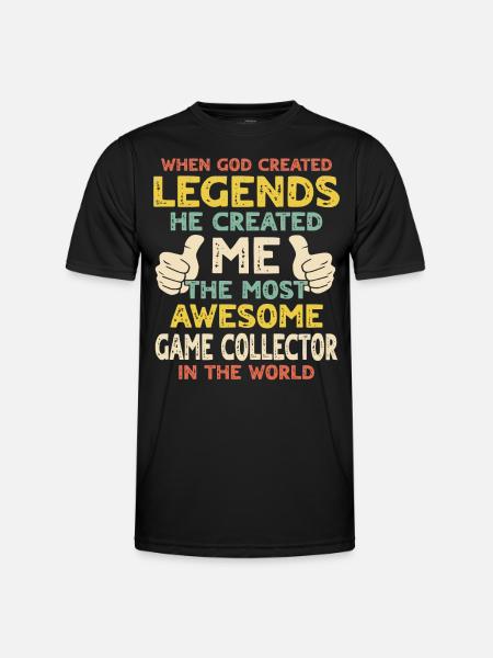 Game collector - Men's Functional T-Shirt - black