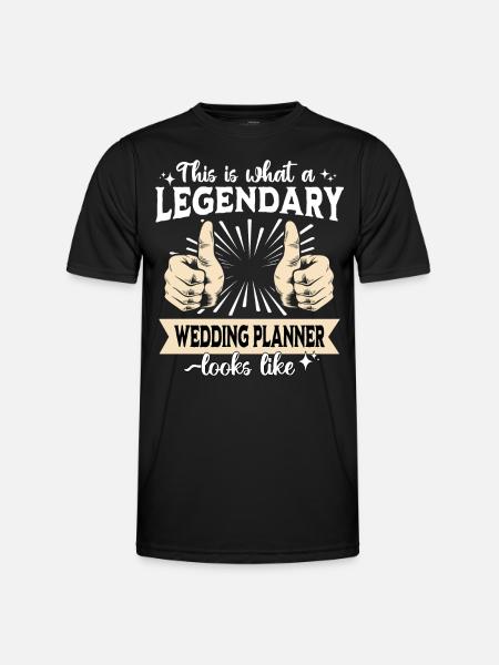 Legendary Wedding Planner - Men's Functional T-Shirt - black