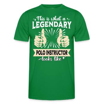 Legendärer Polo Trainer - Männer Funktions-T-Shirt - Kelly Green - Vorne - AI Model Male 178 dark (178cm)
