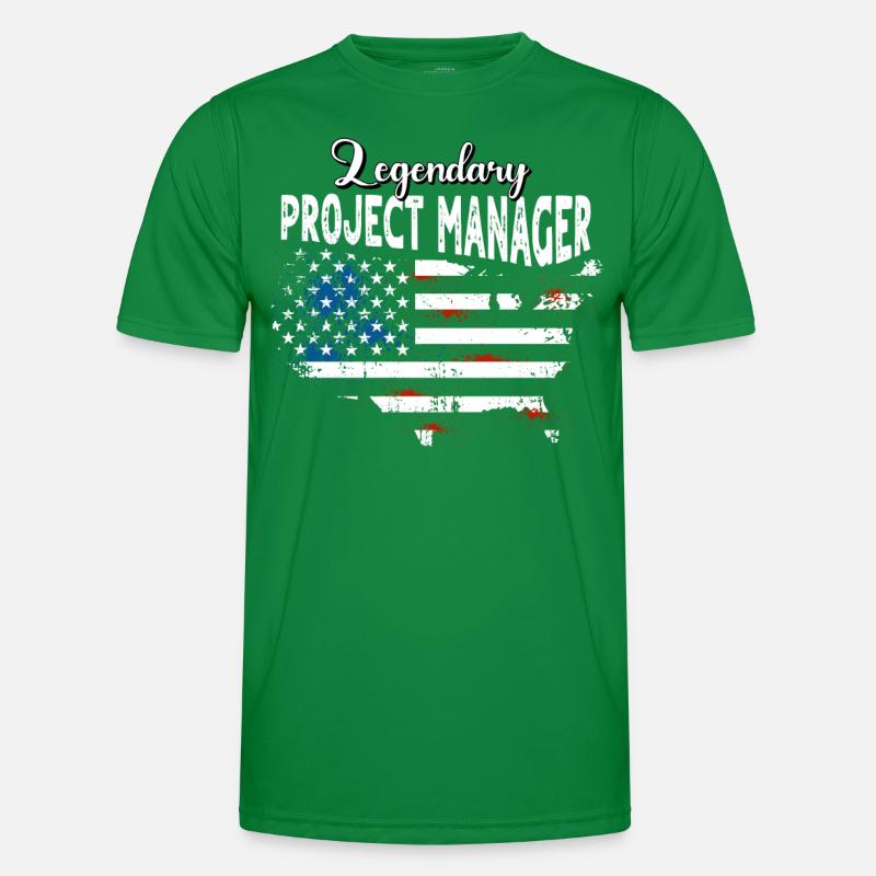 Projektmanager US Männer Funktions-T-Shirt