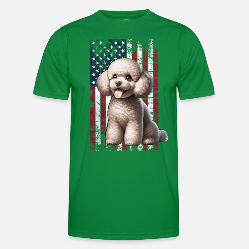 Caniche US Pudel T-shirt sport Homme