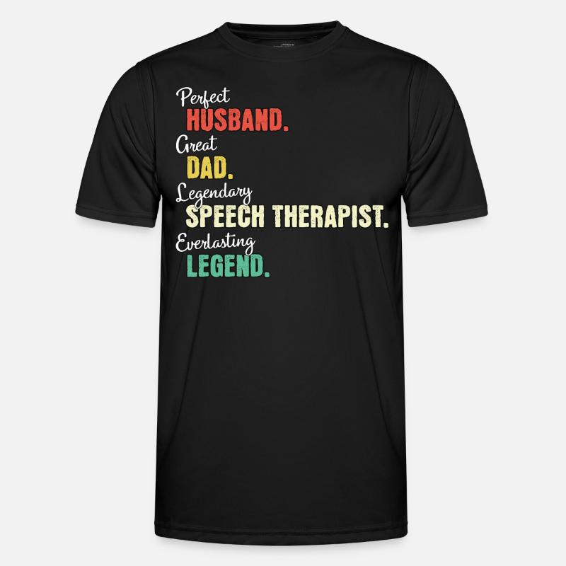 Speech therapist dad Men's Functional T-Shirt