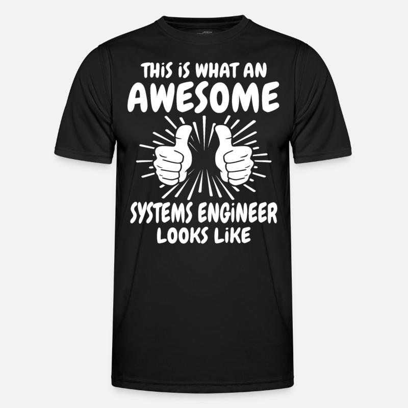 Systems Engineer - Men's Functional T-Shirt - black