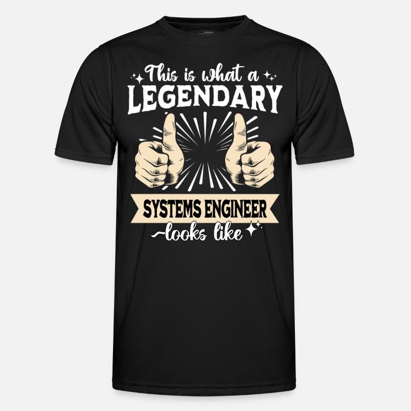 Legendary Systems Engineer - Men's Functional T-Shirt - black
