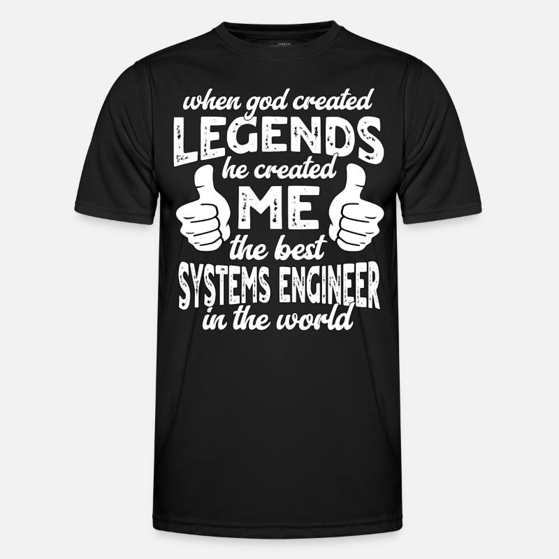 Best Systems Engineer Legend - Men's Functional T-Shirt - black