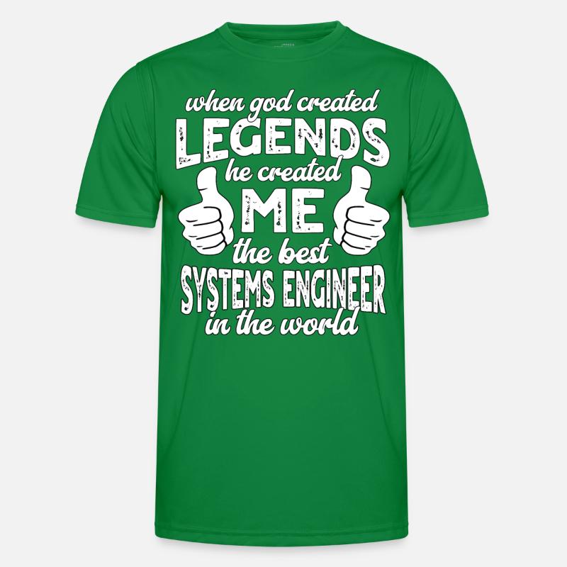 Best Systems Engineer Legend Men's Functional T-Shirt