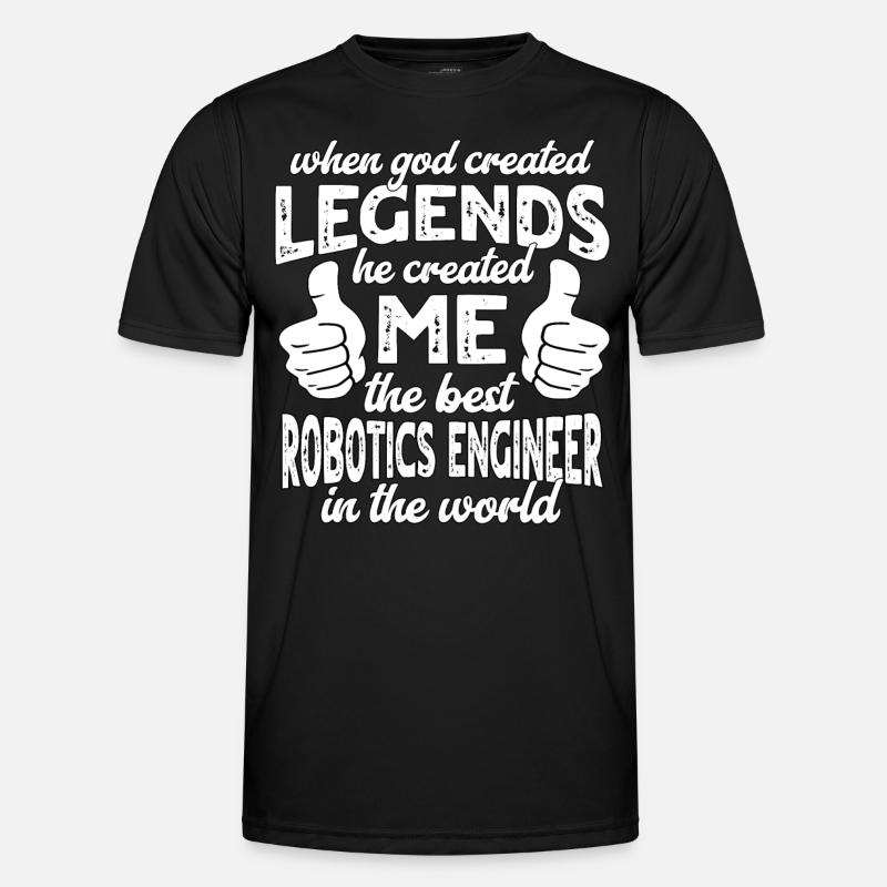 Best Robotics Engineer Legend - Men's Functional T-Shirt - black