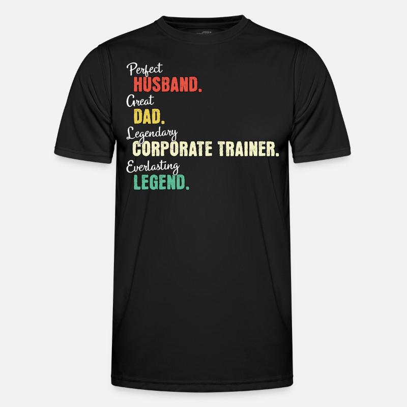 Mitarbeitercoach Papa Männer Funktions-T-Shirt