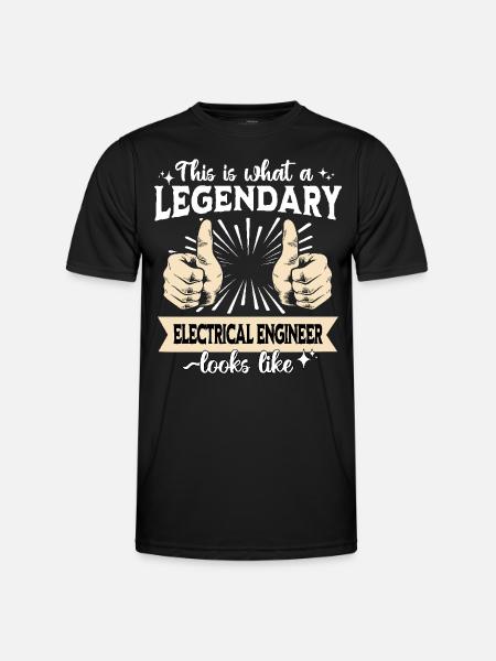 Legendary Electrical Engineer - Men's Functional T-Shirt - black