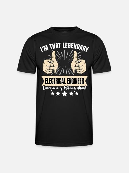 Legendary Electrical Engineer - Men's Functional T-Shirt - black