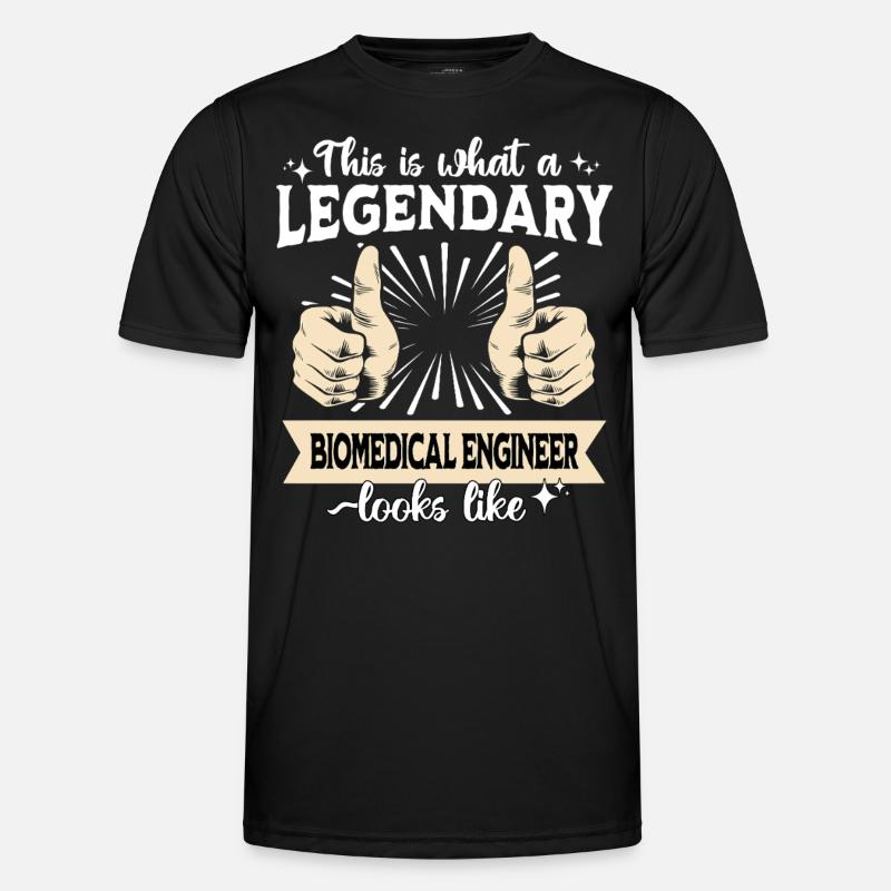 Legendary Biomedical Engineer - Men's Functional T-Shirt - black