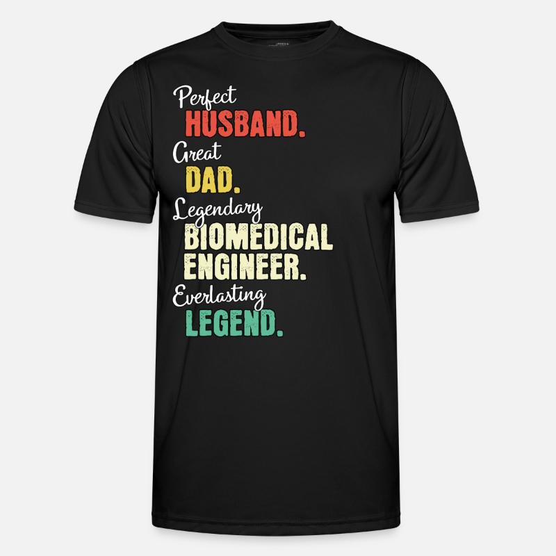 Biomedical Engineer Dad - Men's Functional T-Shirt - black