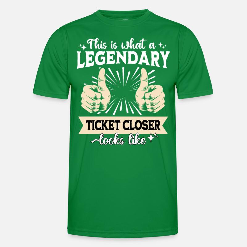 Legendärer IT Ticket Männer Funktions-T-Shirt