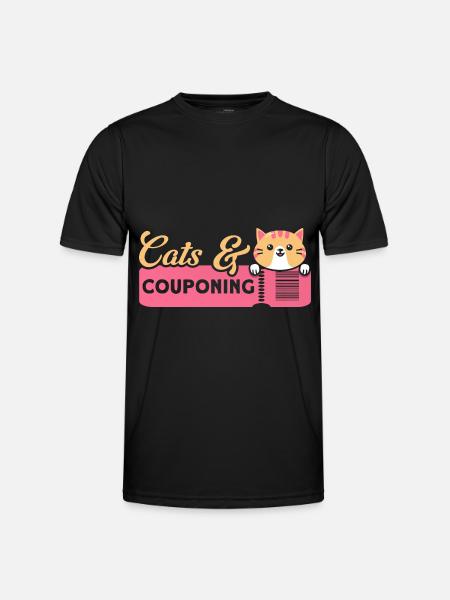 Coupon Shopper Discount Couponer Discount Sale - Men's Functional T-Shirt - black