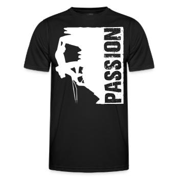 Climbing - Männer Funktions-T-Shirt - Schwarz - Vorne - AI Model Male 178 dark (178cm)