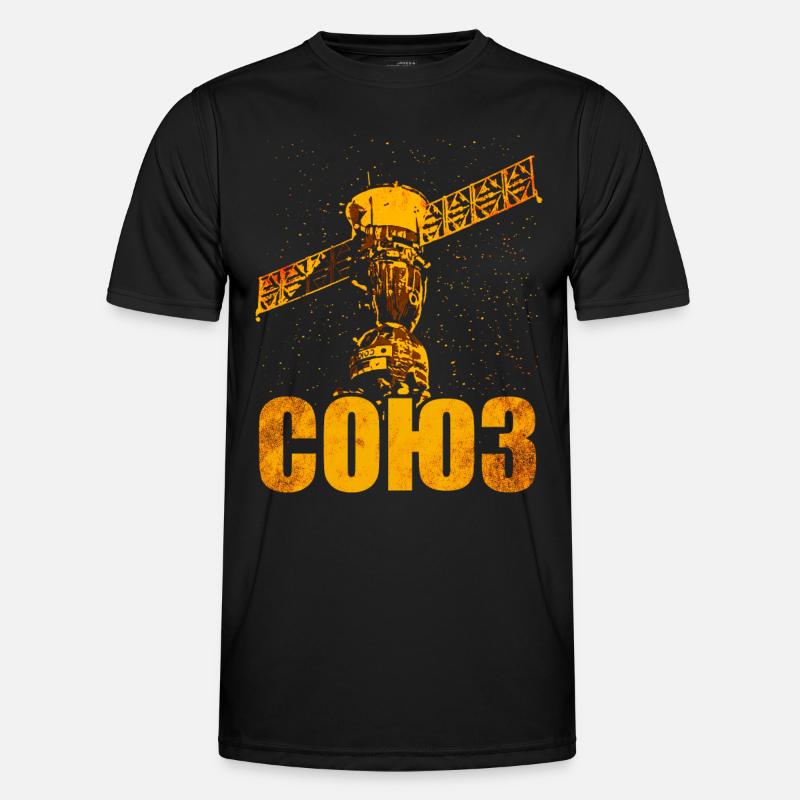 Soyouz Spacecraft Union soviétique T-shirt sport Homme