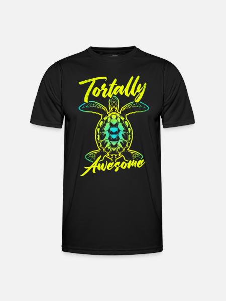 Sea turtle - Men's Functional T-Shirt - black