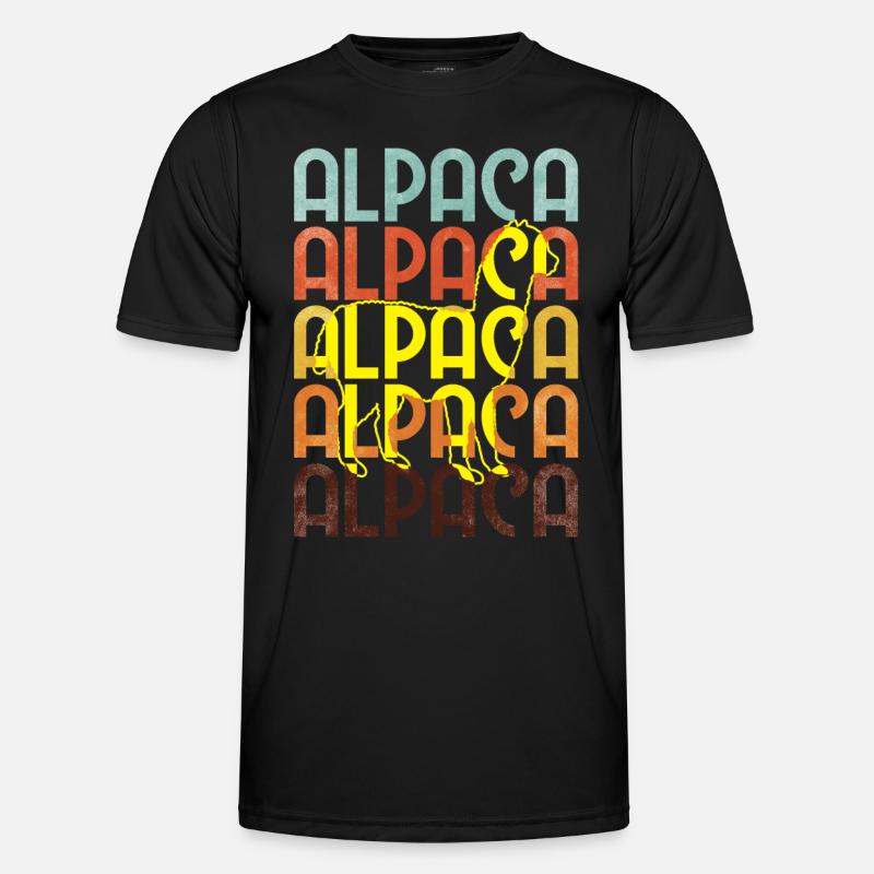 Alpaca - Men's Functional T-Shirt - black