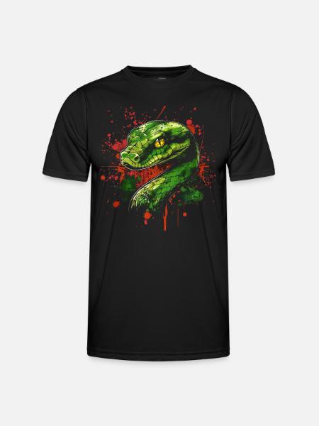 Snake - Men's Functional T-Shirt - black
