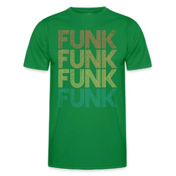 Funk Musik - Männer Funktions-T-Shirt - Kelly Green - Vorne - AI Model Male 178 dark (178cm)