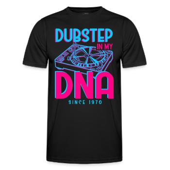 Dubstep 1970 - Männer Funktions-T-Shirt - Schwarz - Vorne - AI Model Male 178 dark (178cm)
