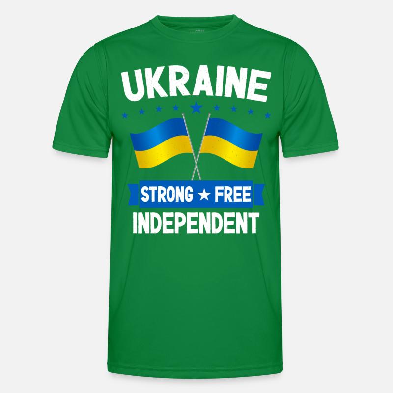 Ucraina Maglietta sportiva per uomo