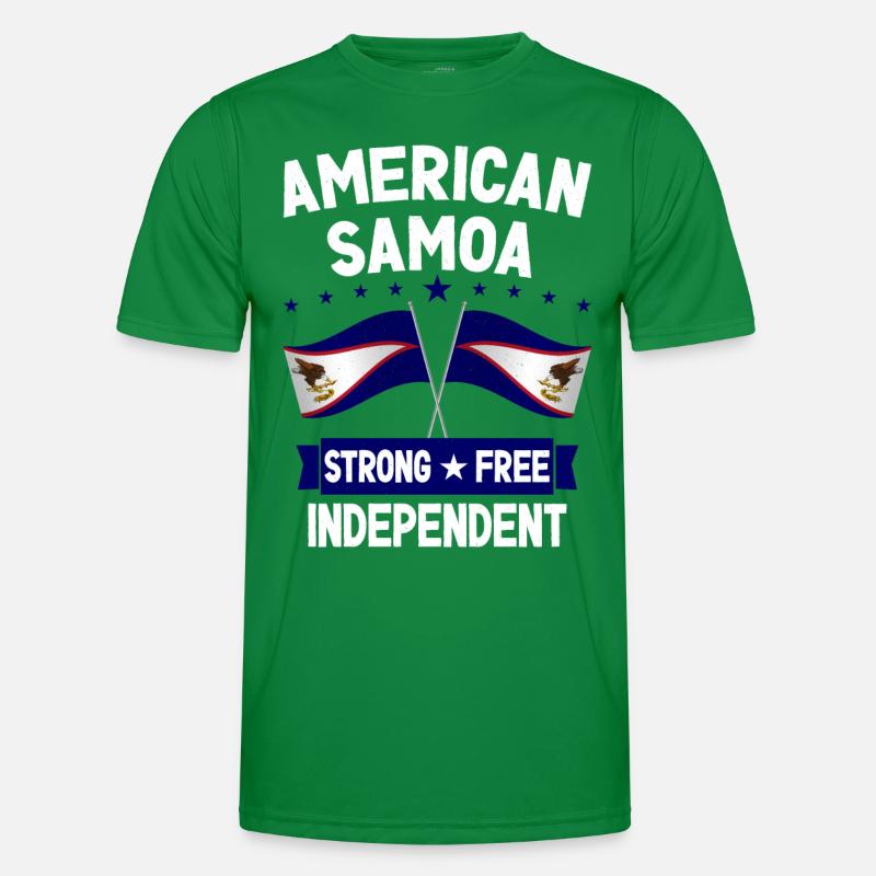 Amerikanisch-Samoa Männer Funktions-T-Shirt