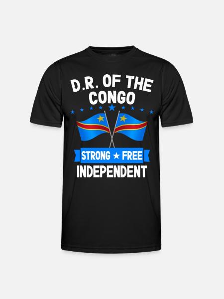 Democratic Republic of the Congo - Men's Functional T-Shirt - black