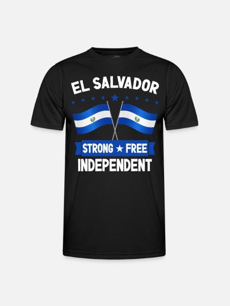 El Salvador - Men's Functional T-Shirt - black