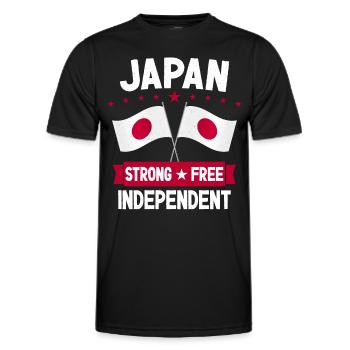 Japan - Männer Funktions-T-Shirt - Schwarz - Vorne - AI Model Male 178 dark (178cm)