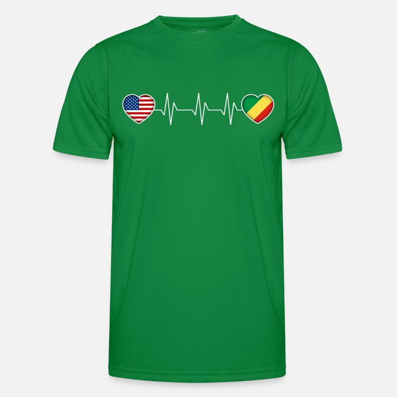 République du Congo T-shirt sport Homme