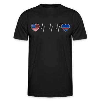 Cape Verde - Men's Functional T-Shirt - black - Front - AI Model Male 178 dark (178cm)