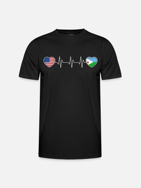 Djibouti - Men's Functional T-Shirt - black