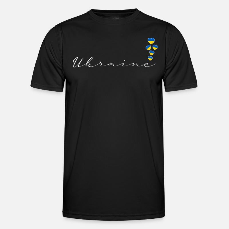 Ukraine - Men's Functional T-Shirt - black