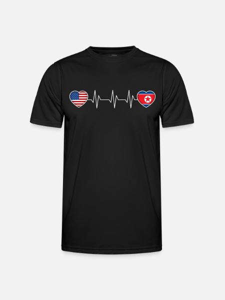 North Korea - Men's Functional T-Shirt - black