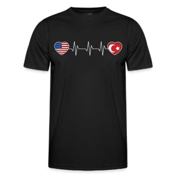 Empire ottoman - T-shirt sport Homme - noir - Devant - AI Model Male 178 dark (178cm)