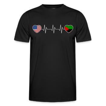 Martinique - T-shirt sport Homme - noir - Devant - AI Model Male 178 dark (178cm)